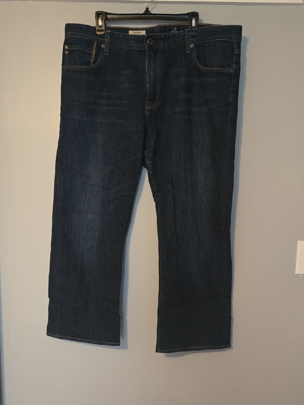 Ag Adriano Goldschmied Dark Blue Relaxed Jeans